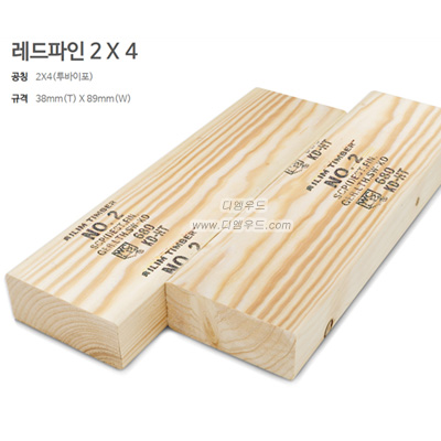 구조목(S.P.F)-JAS 2*4*12feet(38*89*3600)